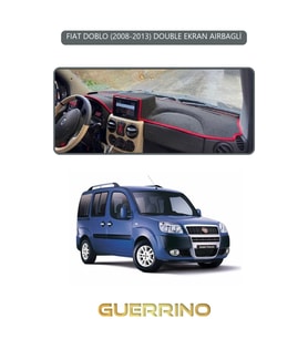 FIAT DOBLO 2008-2013 DOUBLE EKRANTORPİDO KORUMA HALISI GRİ KENAR