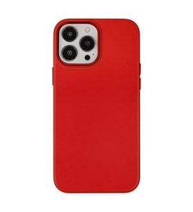 Apple İphone 13 Pro Kılıf Asya Deri Silikon - Kırmızı