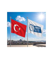 TRY Raşel Kumaş Bayrak ve Türkiye Cumhuriyeti Alpaka Kumaş Bayrak 2'li set 70x105