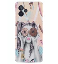 General Mobile GM 24 Pro Kılıf Resimli Desenli Baskılı Silikon Donut Girl 1408