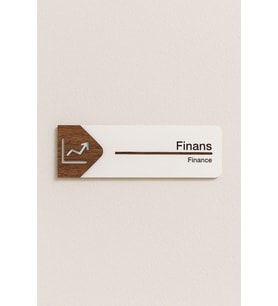 Lucena Finans Ofis Oda Kapı İsimliği Yönlendirme Tabelası Levhası Kişiselleştirilebilir