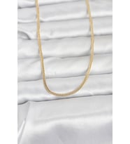 CM 14K Gold Renk Dolgun Zincir Model 60 cm Kadın Kolye 5886 - HPSBYI4842-1456