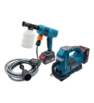 Fixonic Be-Welt BHD02 Şarjlı Yıkama Makinesi ve Şarjlı Mini Kompresör Çantalı Set (Mavi)