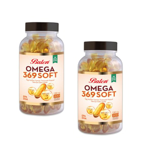 Balen Omega 3-6-9 Soft Yağ Asitleri İçeren 1380 mg 200 Yumuşak Kapsül 2 Adet