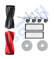 Roborock Qrevo Curv Uyumlu 1 Ana Fırça 4 Yan Fırça 2 Filtre 2 Mop PKT-iasgf0000593