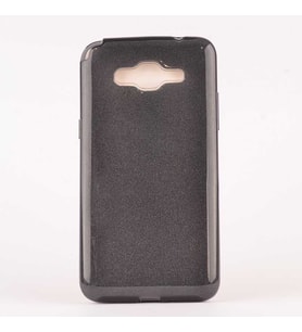 Samsung Galaxy J2 Prime Kılıf Simli Parlak Shining Kapak (Siyah)
