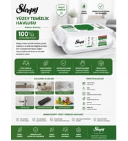 Sleepy Yüzey Temizlik Havlusu Sabun Kokulu 100'lü