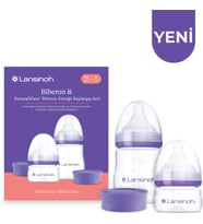 60ml, 160ml ve XS, S Akışlı NaturalWave® Biberon Emziği Yenidoğan Başlangıç Seti (0-3 Ay)