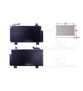 Honda Accord 2008- Klima Radyatörü 640X330X15 80100TL1G01 Wisco