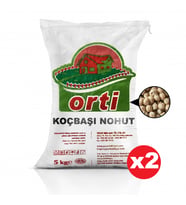 Orti Koçbaşı Nohut 5 Kg. x 2 Adet