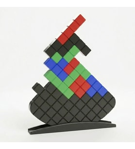 Montessori&Stem Tetris Denge Oyunu- Dikkat ve Konsantrasyon Geliştirici Geometrik Bloklar Seti