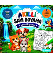 Akıllı Sayı Boyama - Sevimli Hayvanlar