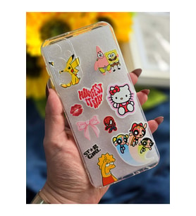 Samsung Galaxy A54 Uyumlu Baskılı Şeffaf Telefon Kılıfı