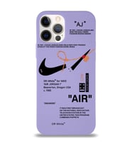 Apple iPhone 12 Pro Max Uyumlu Lansman Kılıf Sneakers Tasarımlı Altı Kapalı İçi Kadife Kaplı  Kapak (Şeffaf)