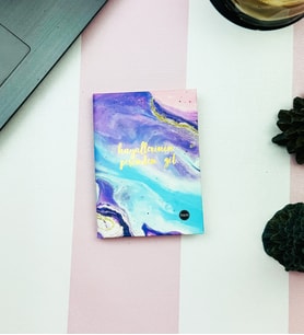 Hayallerinin Peşinden Git Tasarımlı Sert Kapaklı Mini Defter