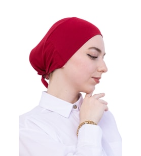 Pratik Bone Pamuklu Tesettür İç Bone, Başörtüsü İçin Hazır Viskon Şapka, Namaz Günlük Kullanım İçin