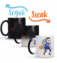 Stephen Curry Fury Sihirli Kupa Bardak Porselen