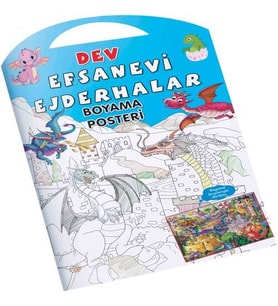 Efsanevi Ejderhalar Dev Boyama Posteri