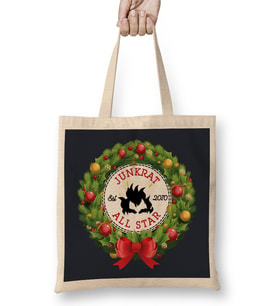 Christmas All Star Overwatch Junkrat Wreath Bez Çanta Uzun Saplı
