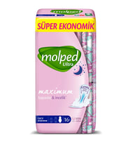 Nessiworld Ultra Hijyen Anatomik Gece Ped Süper Eko 16 Adet