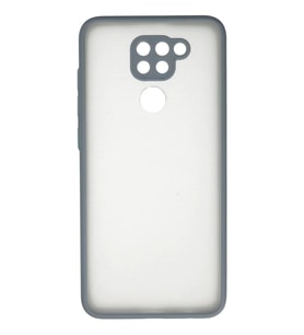 Newface Xiaomi Redmi Note 9 Kılıf Montreal Silikon Kapak - Gri