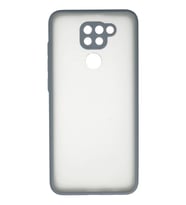 Newface Xiaomi Redmi Note 9 Kılıf Montreal Silikon Kapak - Gri