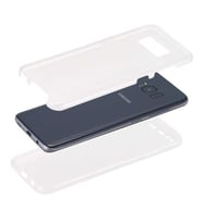 Galaxy S8 Plus Kılıf 360 Tam Koruma Şeffaf Silikon (Renksiz)
