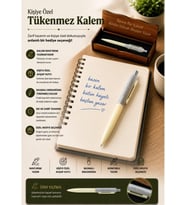 Kalemhane Kişiye Özel Ahşap Kutulu Tükenmez Kalem 5