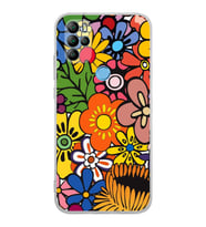 PrintiFy General Mobile GM 21 Pro ile Uyumlu Retro Color 2  Kamera Korumalı Şeffaf  Kılıf