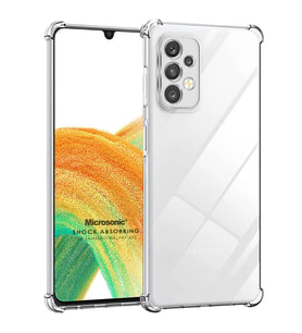 Microsonic Samsung Galaxy A33 5G Kılıf Shock Absorbing Şeffaf (Renksiz)