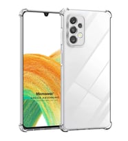 Microsonic Samsung Galaxy A33 5G Kılıf Shock Absorbing Şeffaf (Renksiz)