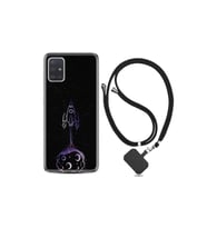Samsung Galaxy A71 Kılıf Silikon Desen Boyun Askılı Master Space 1630