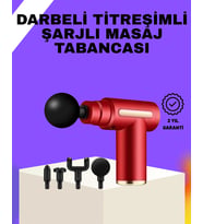 Şarjlı Masaj Tabancası Spor Sonrası Kas Rahatlatma İçin