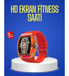 Şeffaf Tasarımlı Akıllı Saat Dokunmatik Ekranlı