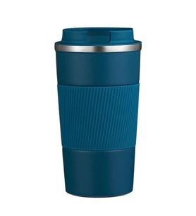 304 L Kilitli Çelik Mat Mavi 510 ml Kahve Termos Mug cin405mv