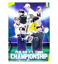 Bts Tenis Şampiyonasını Çalıştırın Tablo Ahşap Poster Dekoratif Kod757