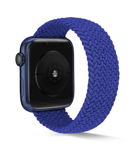 Apple Watch 42mm Uyumlu Kordon Örgü İşlemeli Esnek KRD-38 Large Kordon