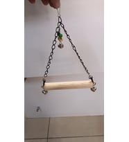 Netx Kuş Oyuncak Zincir Askı Tünek 22x17 cm Muhabbet ve Paraket için uygundur