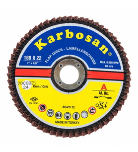 KARBOSAN 180mm Nk Flap Disk 24 Kum