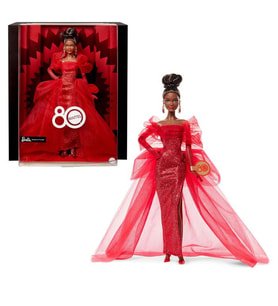 Barbie Mattel 80. Yıl Dönümü Koleksiyon Bebek Kumral JBJ18