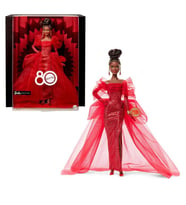 Barbie Mattel 80. Yıl Dönümü Koleksiyon Bebek Kumral JBJ18