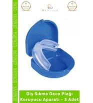 #Dişlik Bruksizm Gece Plağı Şeffaf Koruma Silikonu Çene Sıkma Engelleme Dişlik Uyku Aparatı Gıcırdtm