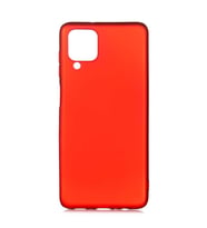 Samsung Galaxy A12 Kılıf Soft Mat Premier Case (Kırmızı)