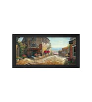 Manzara Temalı Kanvas Tablo 50 x 70 cm Siyah Çerçeve