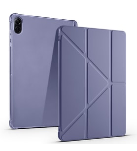 Lexroo Honor Pad X8A Kılıf Tri Folding Kalem Bölmeli Standlı Kılıf - Mor