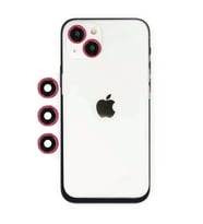 iPhone 14 Shine Kamera Lens - Kırmızı