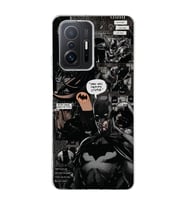 Xiaomi Mi 11T - 11T Pro Uyumlu Batman Aesthetic Tasarımlı Şeffaf Telefon Kılıfı