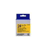 Tonersepeti Epson LK-6YBW Güçlü Yapışkanlı Sarı Üzerine Siyah Muadil Etiket Şeridi
