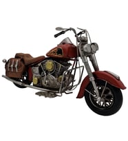 Redskin Bats Chopper Metal Dekoratif Motosiklet - Büyük Boy