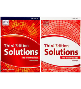 Oxford Solutions Third Edition Pre-intermediate Student's Book+Workbook+Downloadable CD